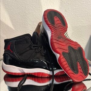 Jordan Black and Red Sneakers Iconic Design
